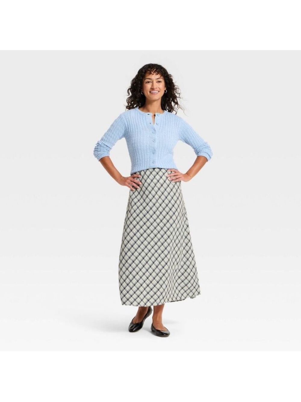 Universal Thread Plaid Skirt